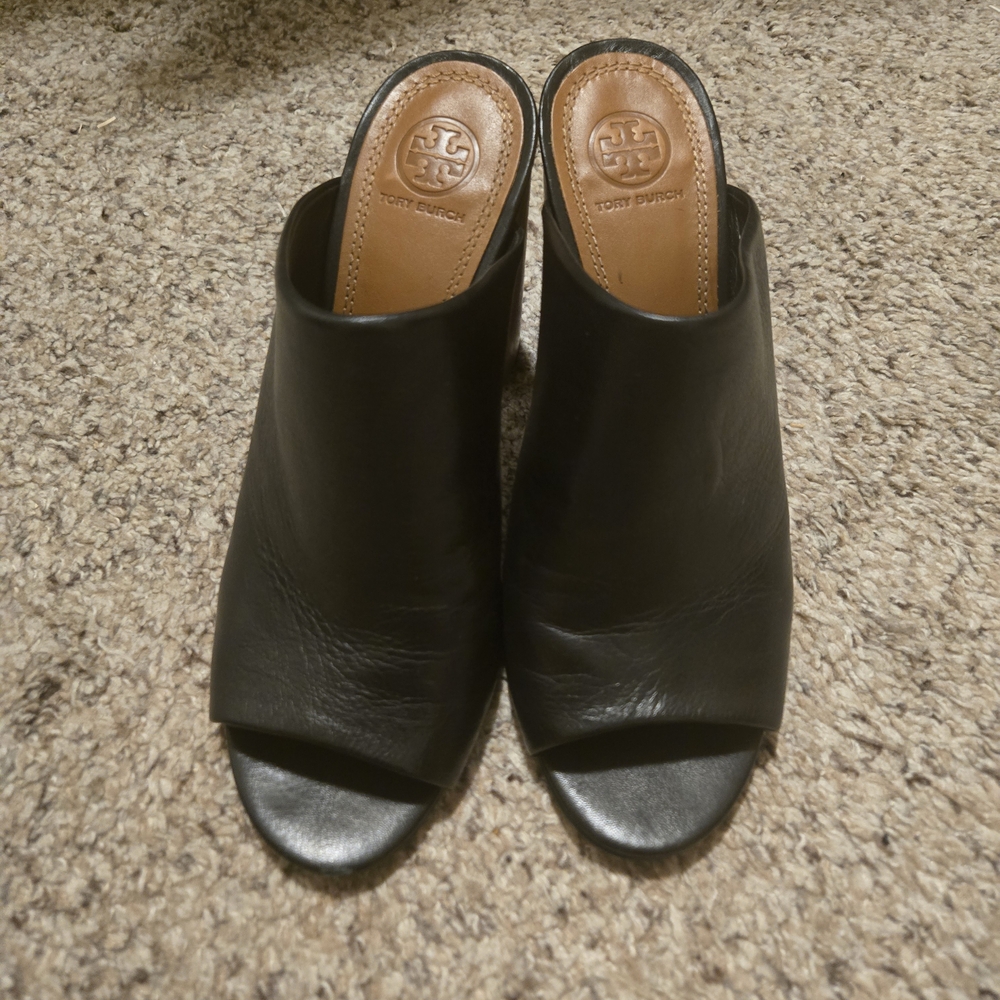 Tory Burch Black Women's Mules